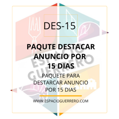 Destacado por 15 días