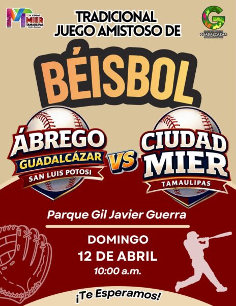 Juego Amistoso Beisbol Cd Mier Vs Ábrego Guadalcázar S.L.P.